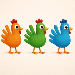 Let's make a handprint animal (CRAFTING) 4-6 Preschool